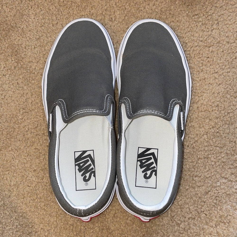 Charcoal Classic Slip-On Vans